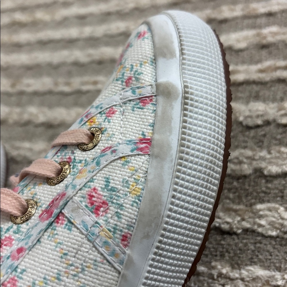 LoveShackFancy x‎ Superga Floral Chunky Sneakers Size 7.5 - Picture 12 of 16